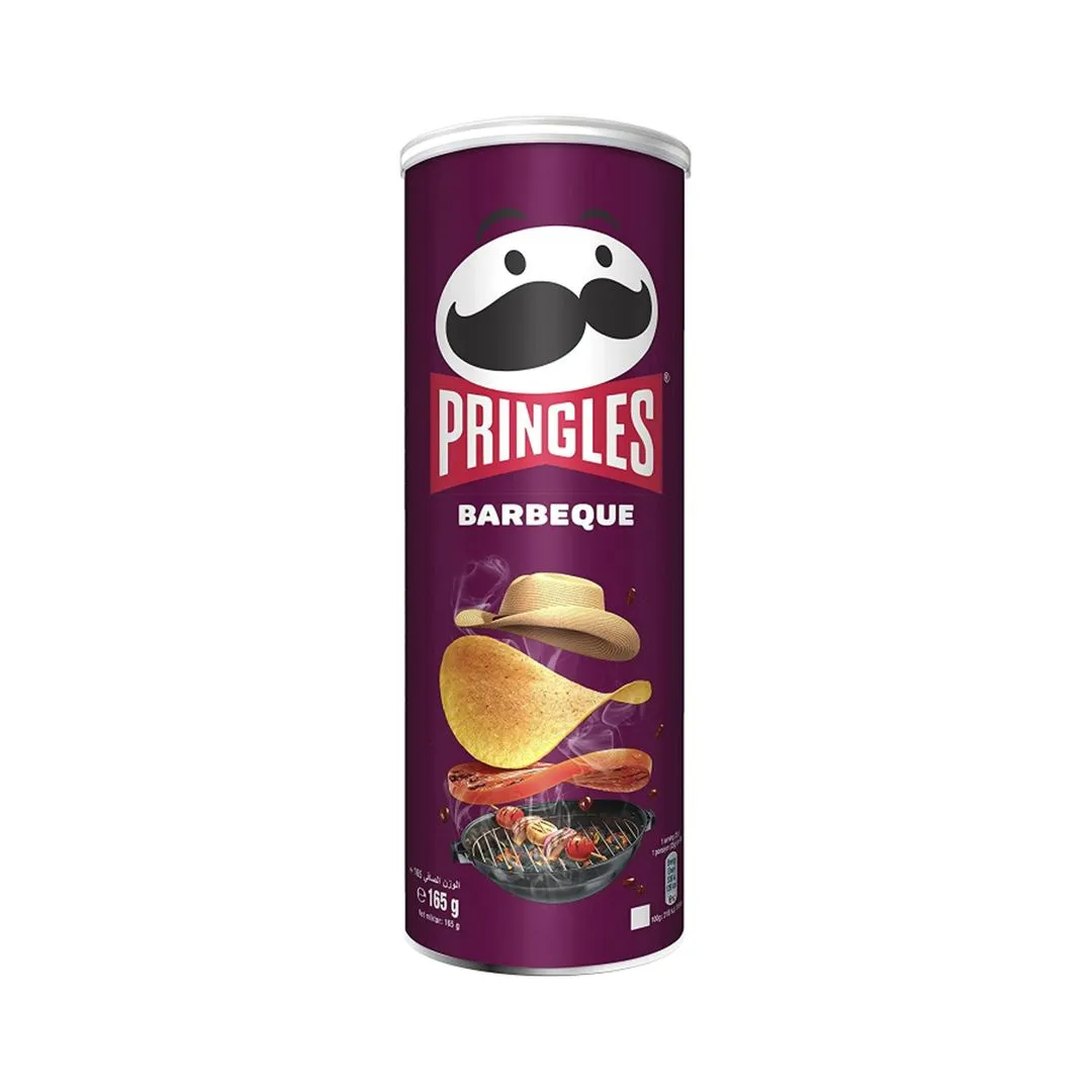 Pringles BBQ Chips Can, 165g