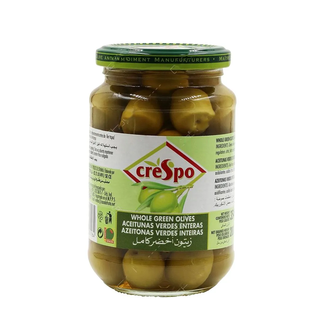 Crespo Green Olives Jars, 354g
