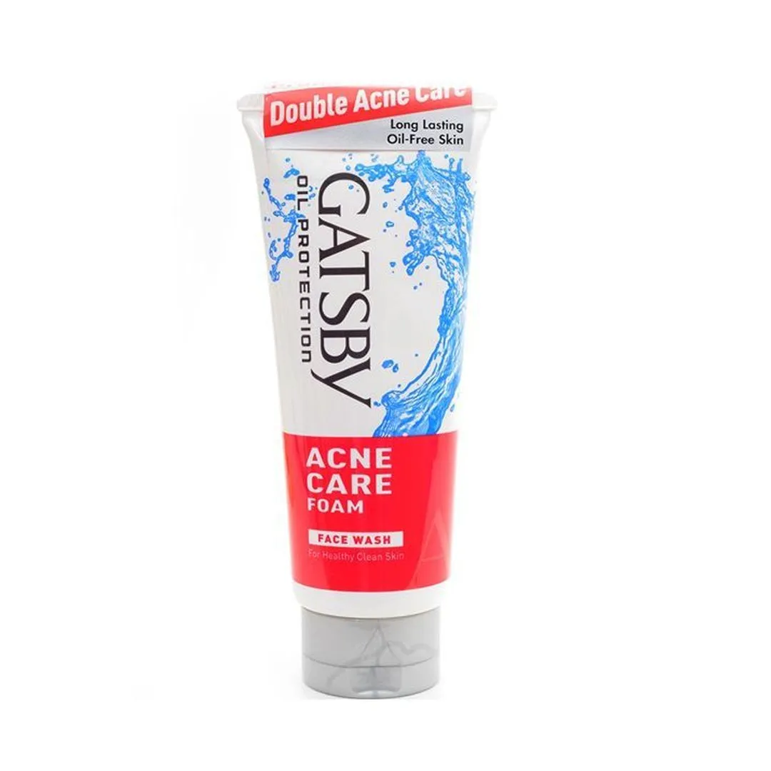 Gatsby Face Wash Oil Protection Acne Care Foam 120 G