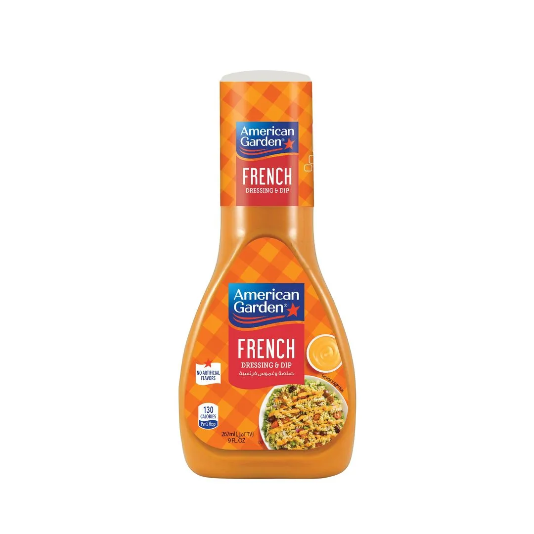 American Garden French Dressing & Dip Gluten Free Dairy Free, 267ml