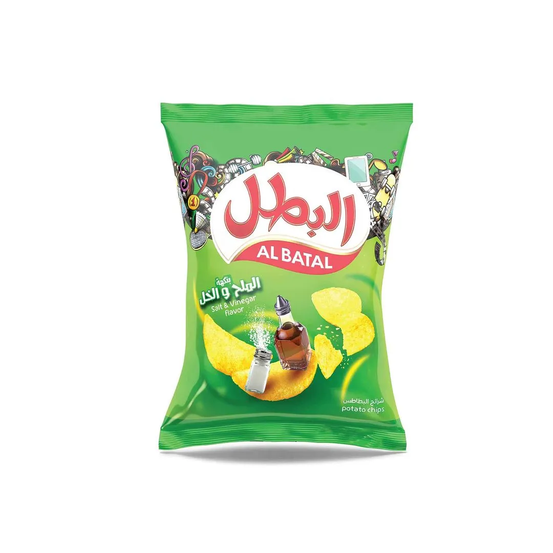 Al Batal Salt and Vinegar Chips, 17g