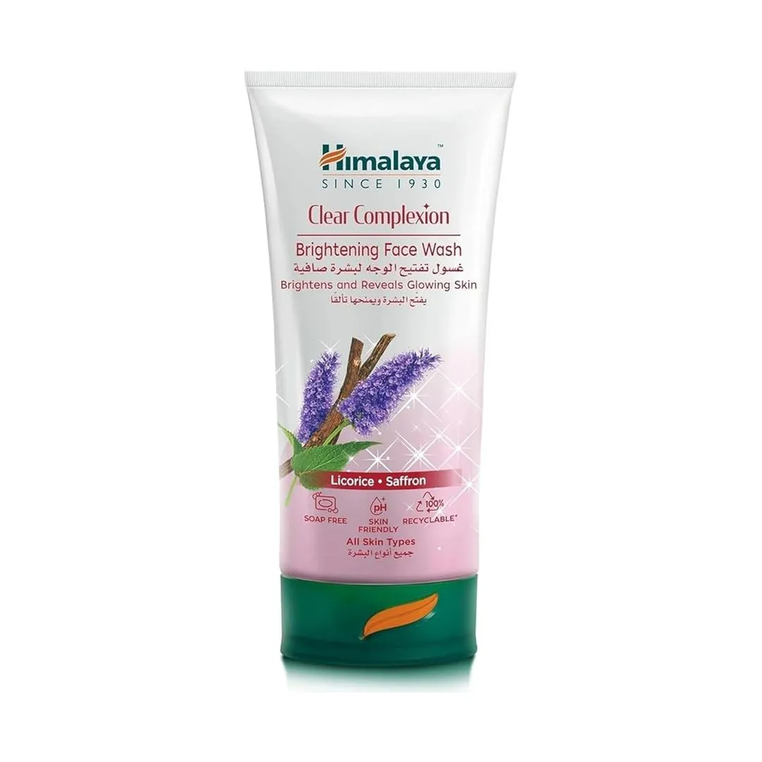 Himalaya Clear Complexion Enchancing Saffron Brigthening Face Wash, 150ml