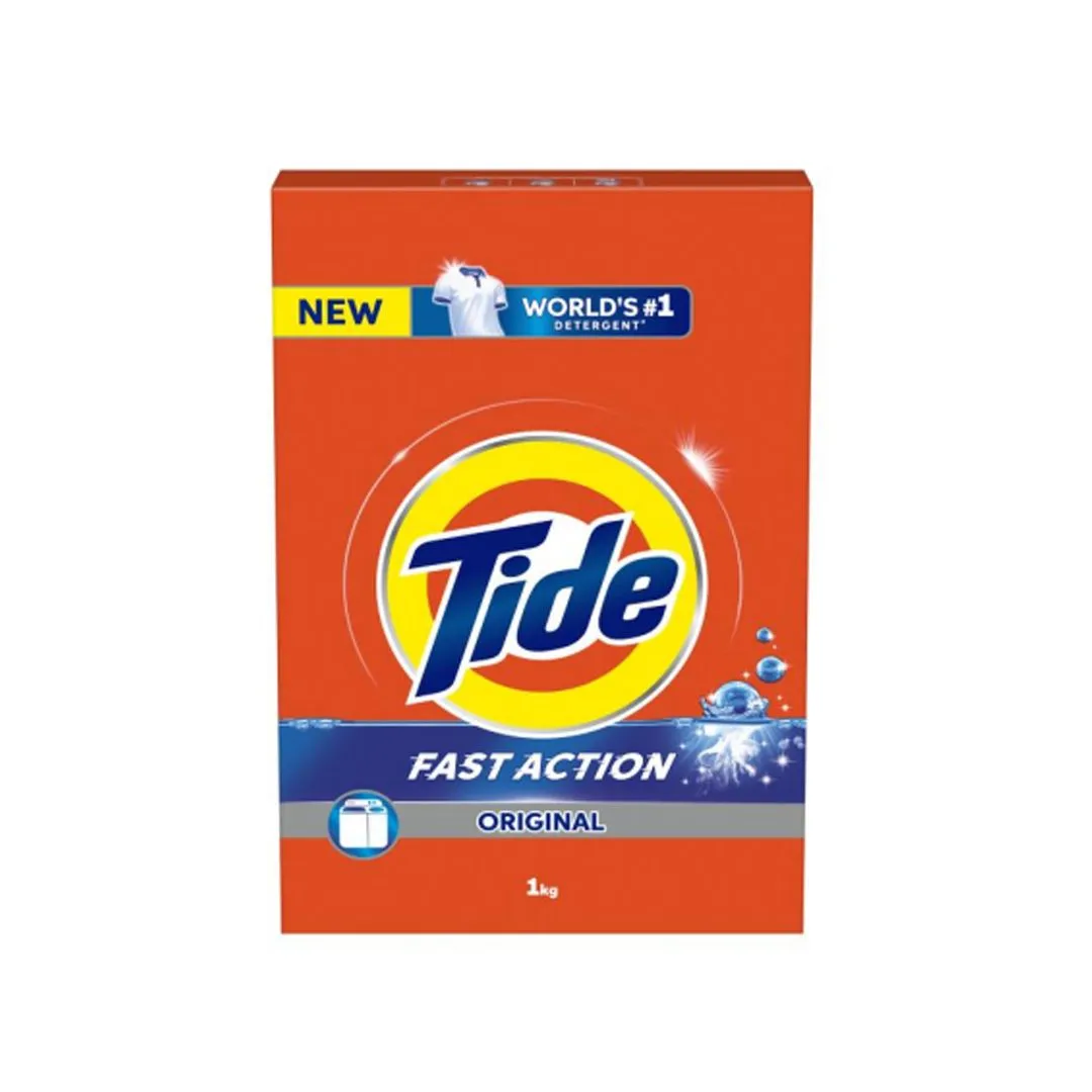 Tide Fast Action Original Laundry Detergent Powder, 1kg