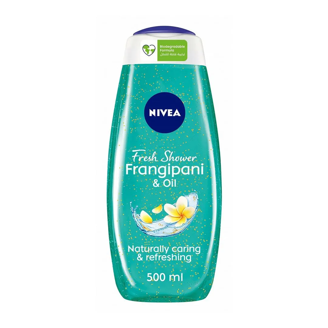NIVEA Shower Gel with Care Oil Pearls Frangipani Scent, 500ml