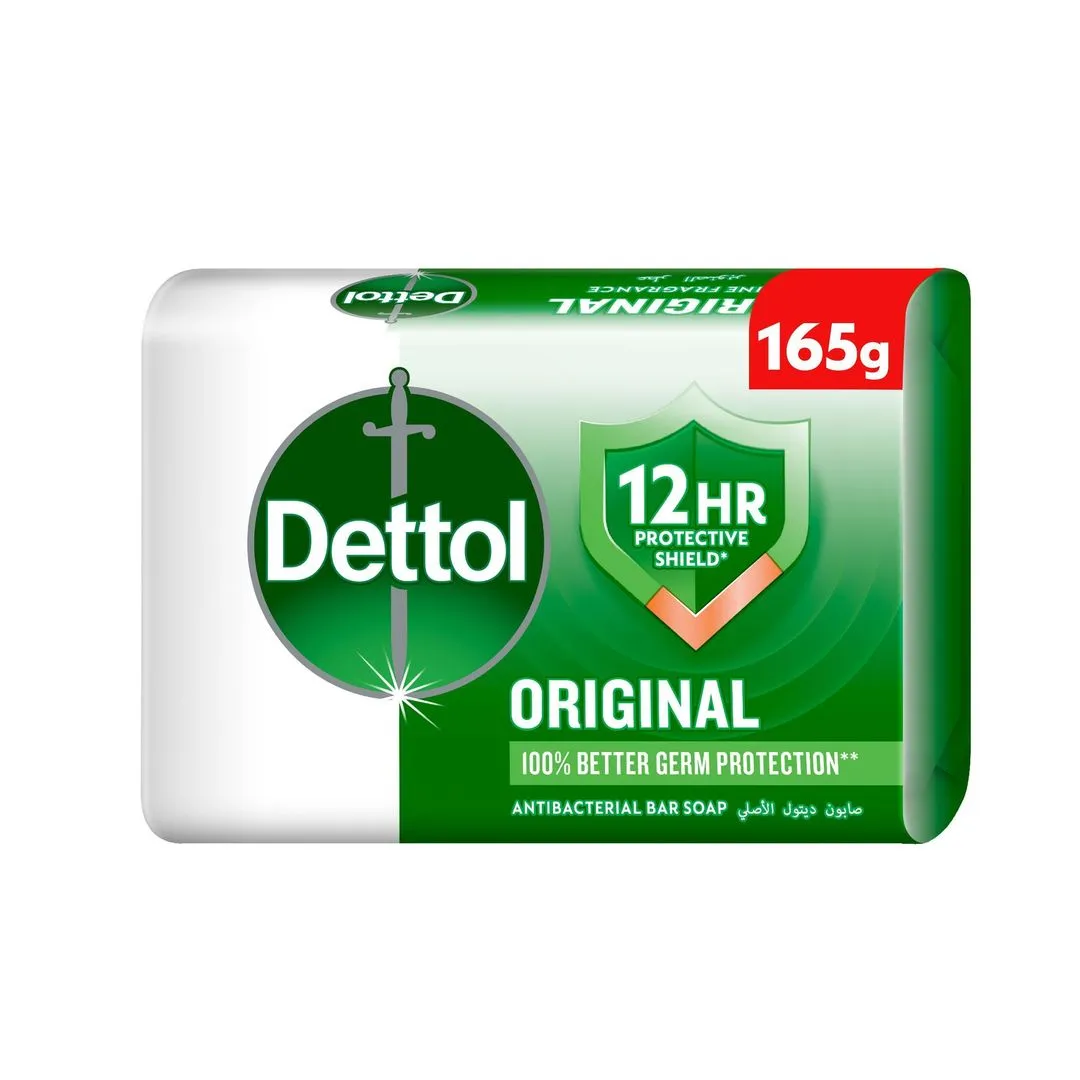 Dettol Original Pine Scent Bar Soap, 165g