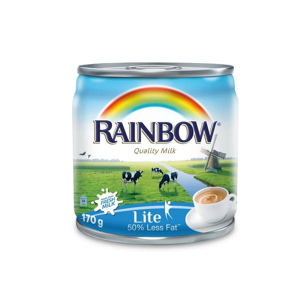 Rainbow Lite Evaporated Milk, 170g