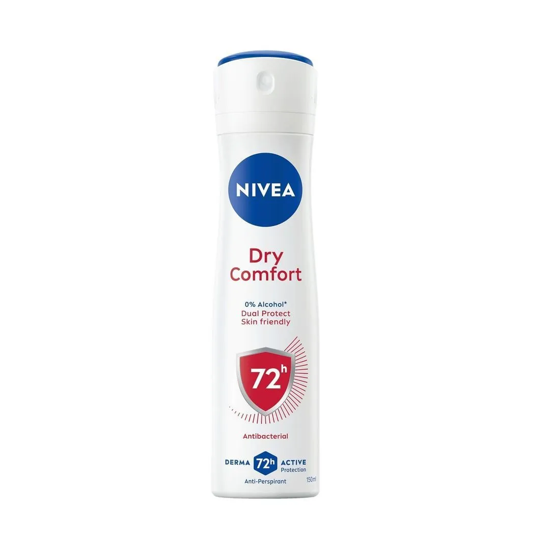 Nivea Women Dry Comfort Anti-Perspirant Spray 48h, 150ml