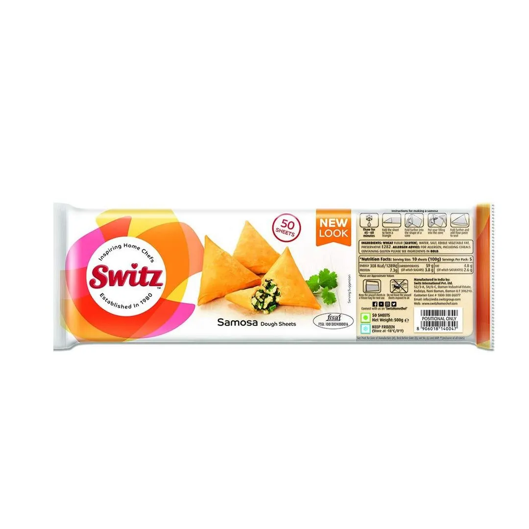 Switz Samboosa Sheet 50Sht 500 g