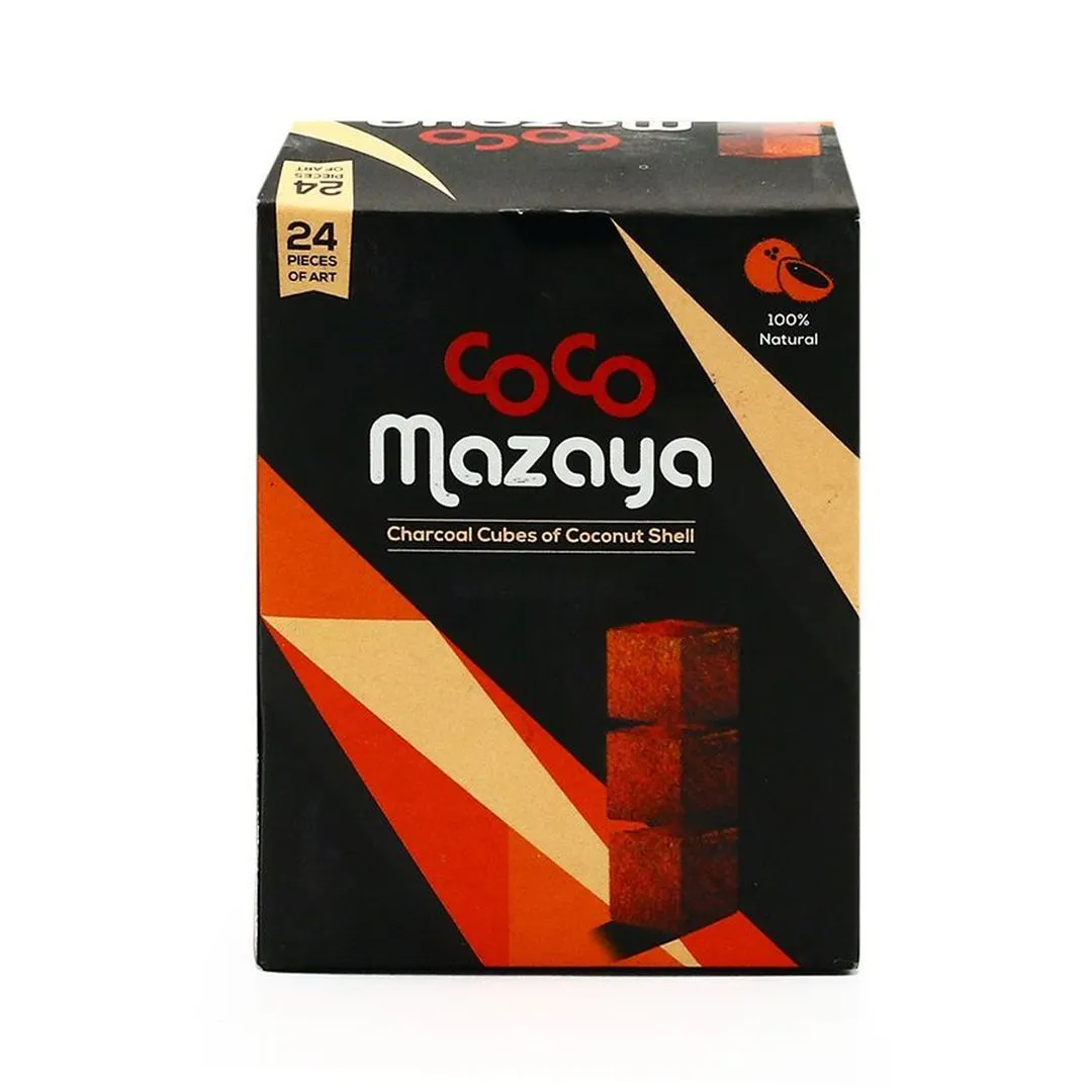 Coco Mazaya Coco Shell Charcoal Large 24 Pcs