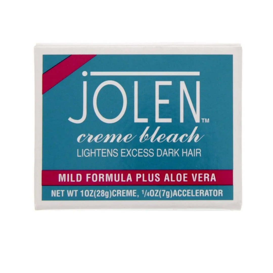 Jolen Cream Bleach Mild formula plus Aloe Vera 28g Accelerator, Creme 7g