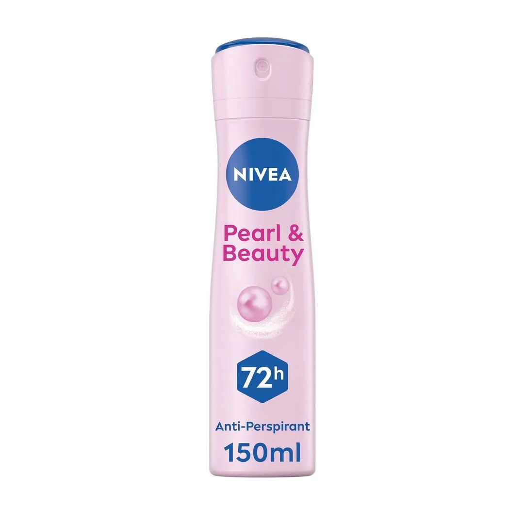 Nivea Pearl & Beauty Pearl Extracts Antiperspirant Deodorant Spray for Women, 150ml