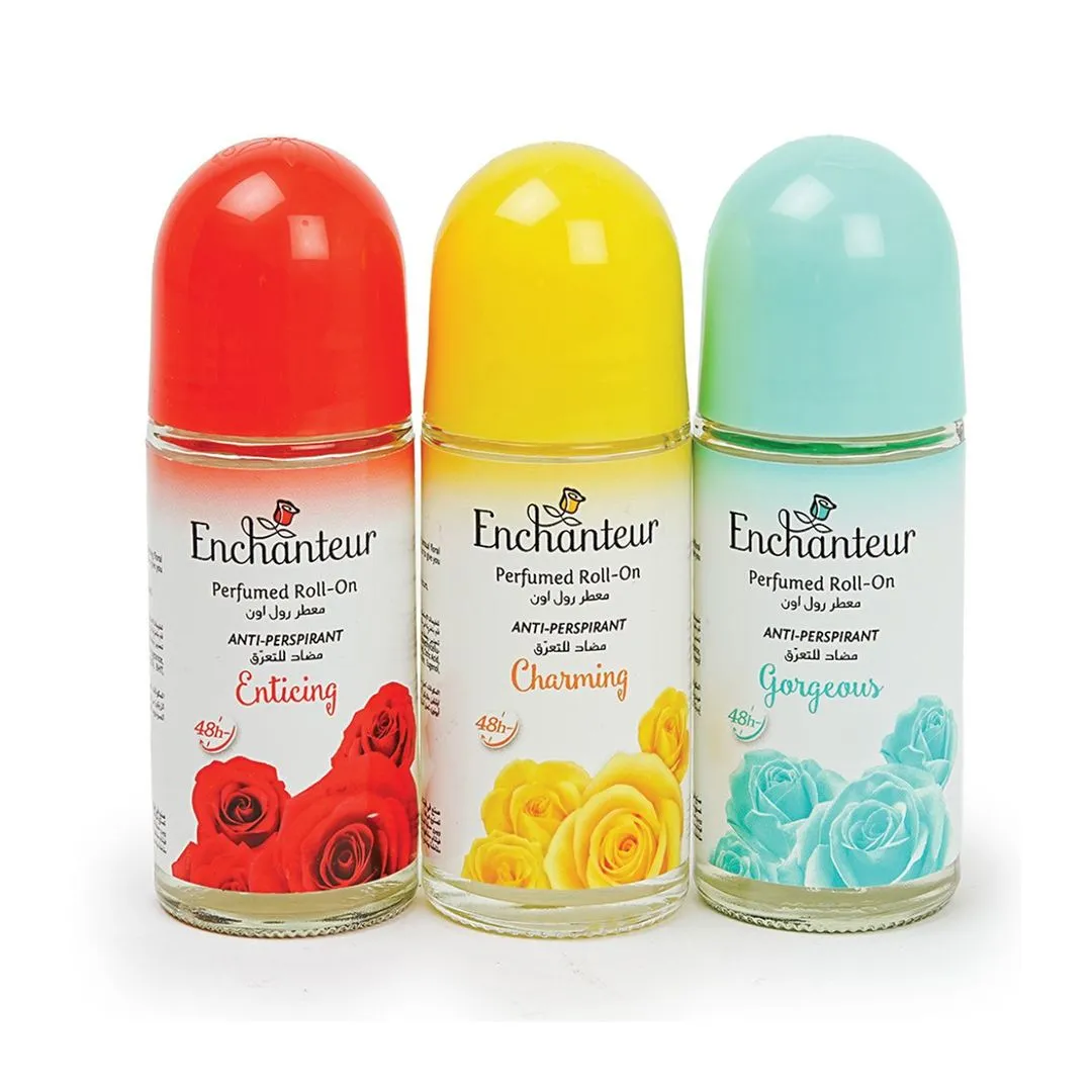 Enchanteur Deo Roll On, 3x50ml