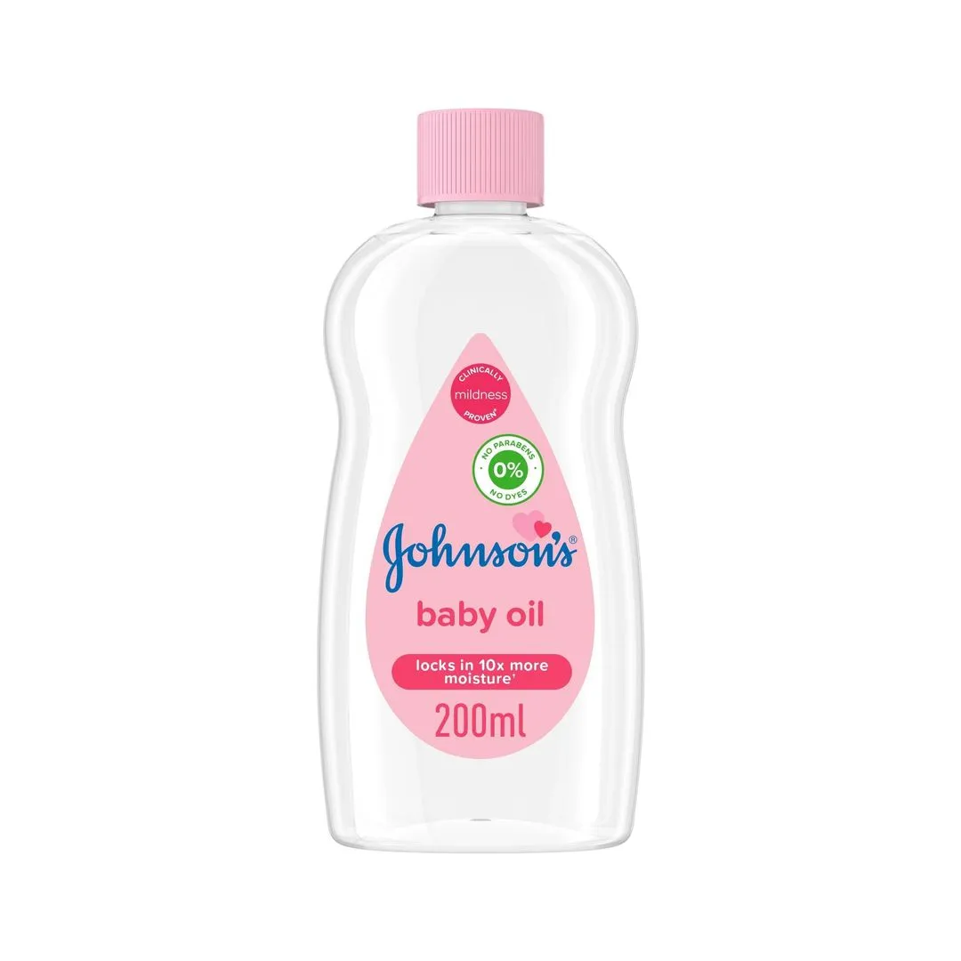 Johnson's Baby Oil 10x More Moisture, 200ml