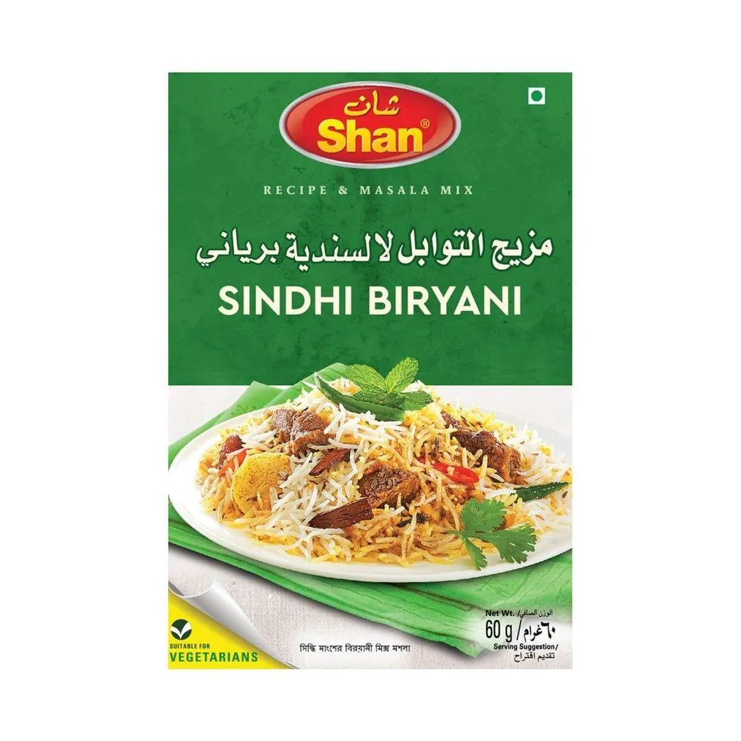 Shan Sindhi Biryani Recipe & Masala Mix, 60g