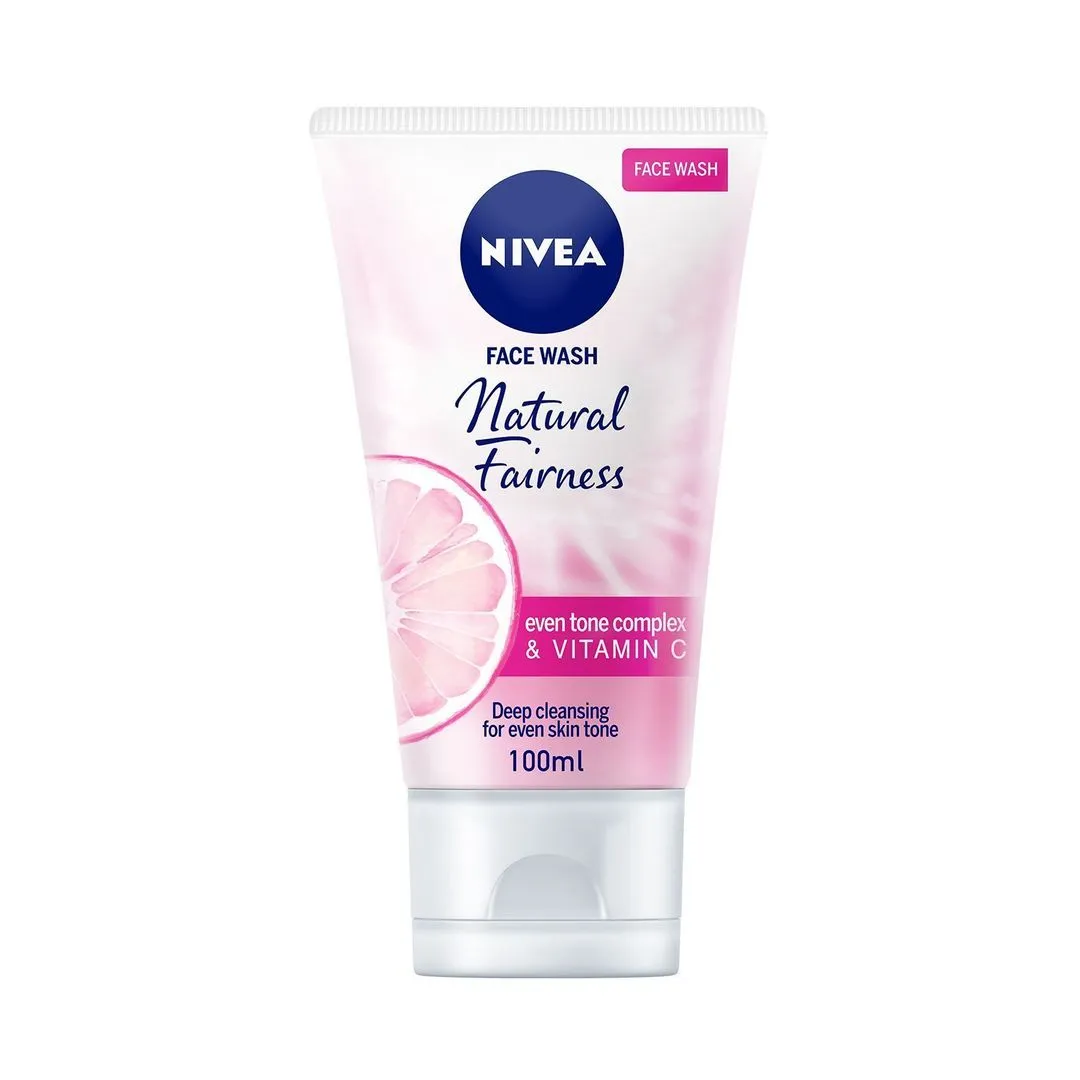 Nivea Natural Glow Cleansing Even Skin Tone Face Wash, 100ml