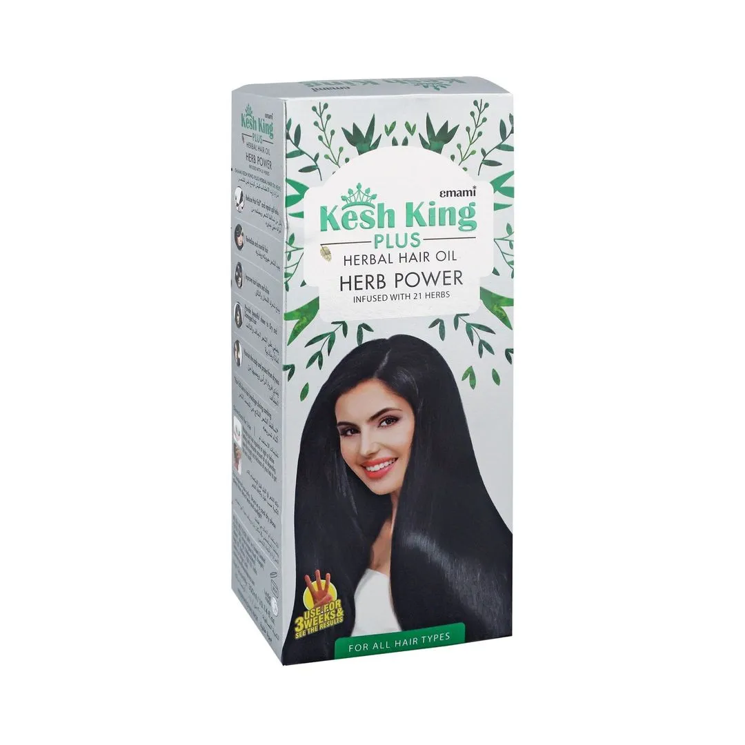 Kesh King Plus Herbal Oil for All Hair Types, 300ml