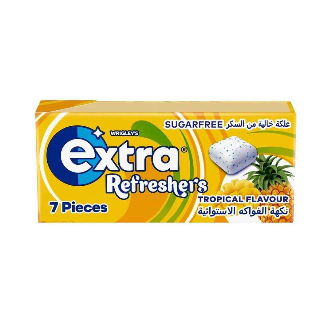 Wrigley's Extra Handy Pack Refresher Tropical Cubies, 15g
