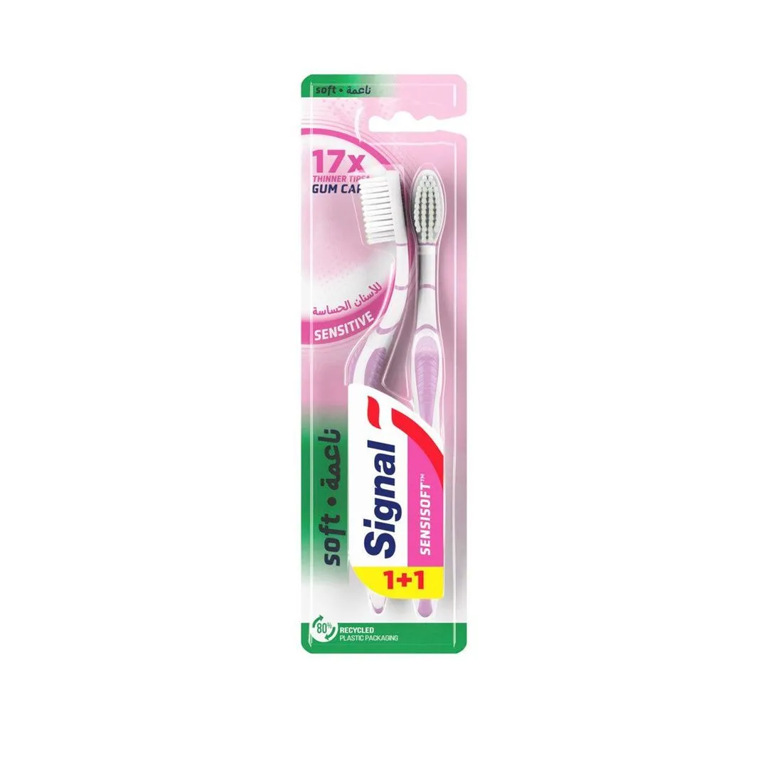 Signal Sensitive Sensisoft Toothbrush, 2 Pieces