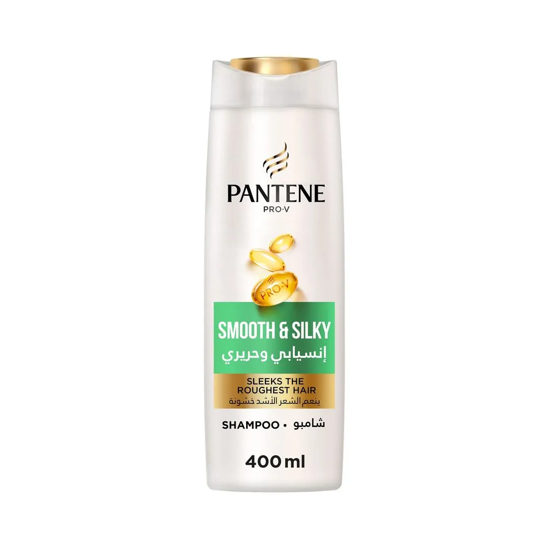 Pantene Pro-V Smooth & Silky Shampoo for Rough Hair, 400ml