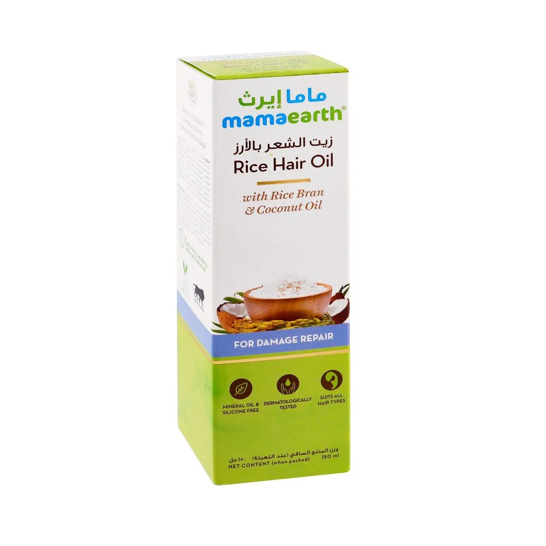 Mamaearth Rice Hair Oil, 150ml