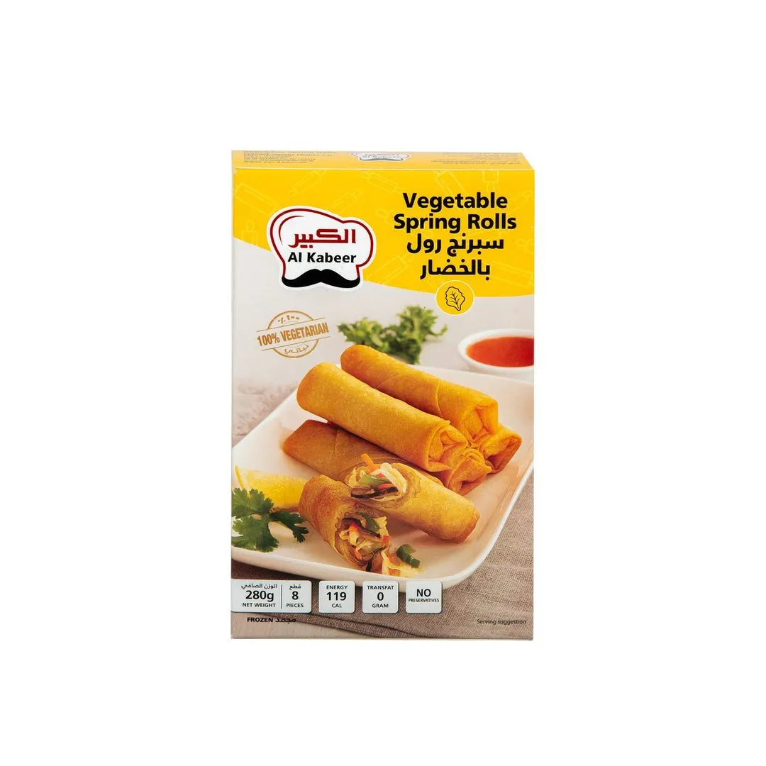 Al Kabeer Vegitable Spring Rolls 280 g
