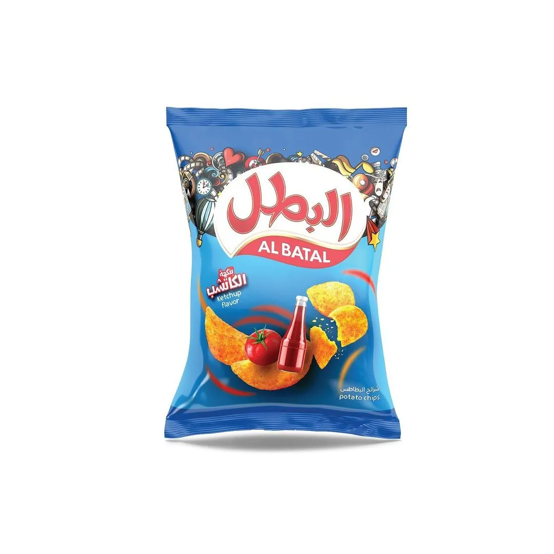Al Batal Ketchup Flavor Potato Chips, 110g
