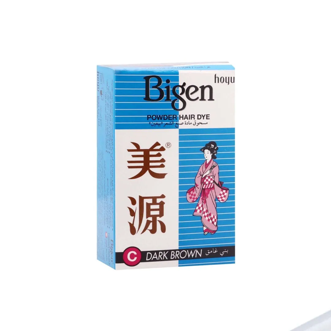 Bigen Powder Hair Dye C Dark Brown, 6g