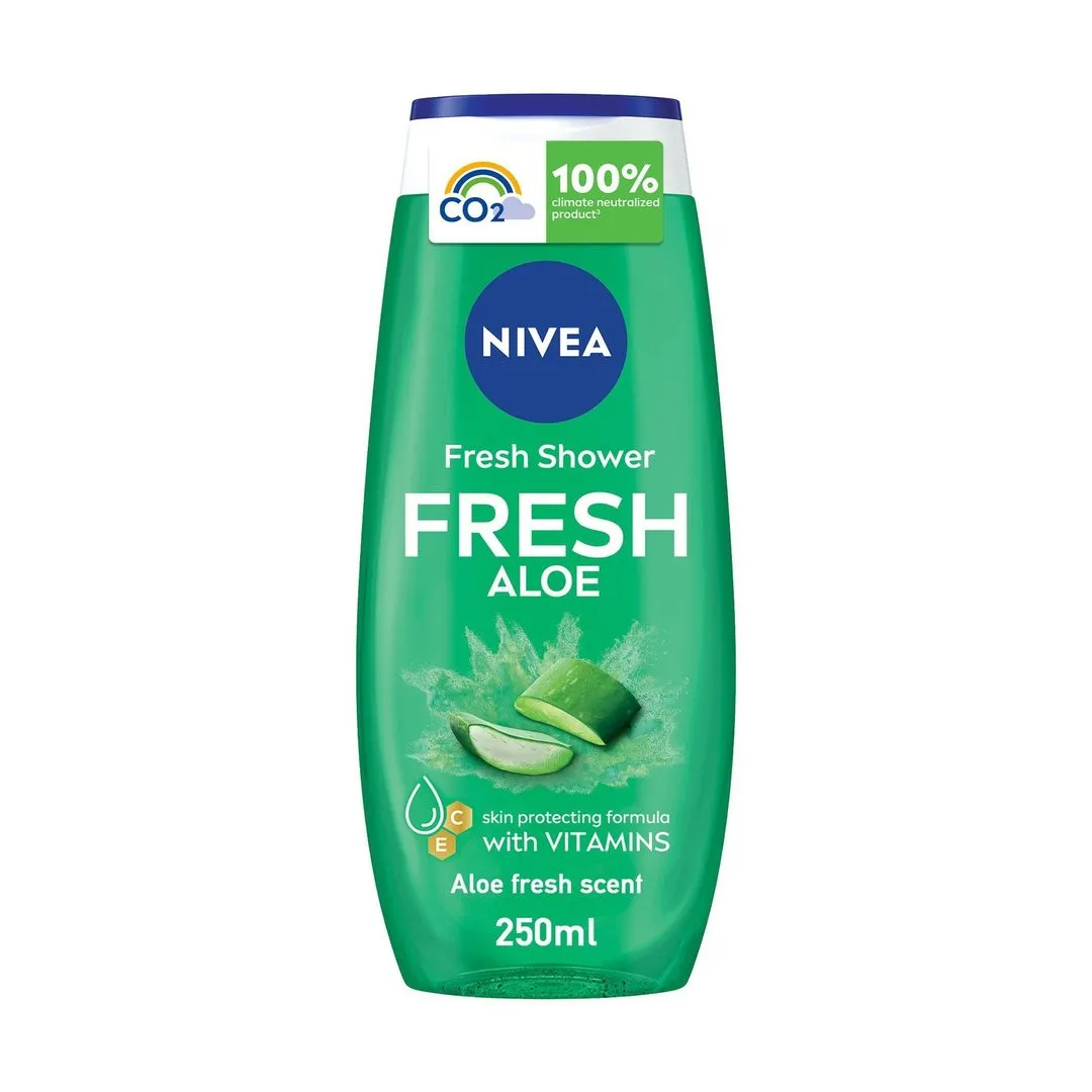 Nivea Fresh Aloe Shower Gel, 250ml
