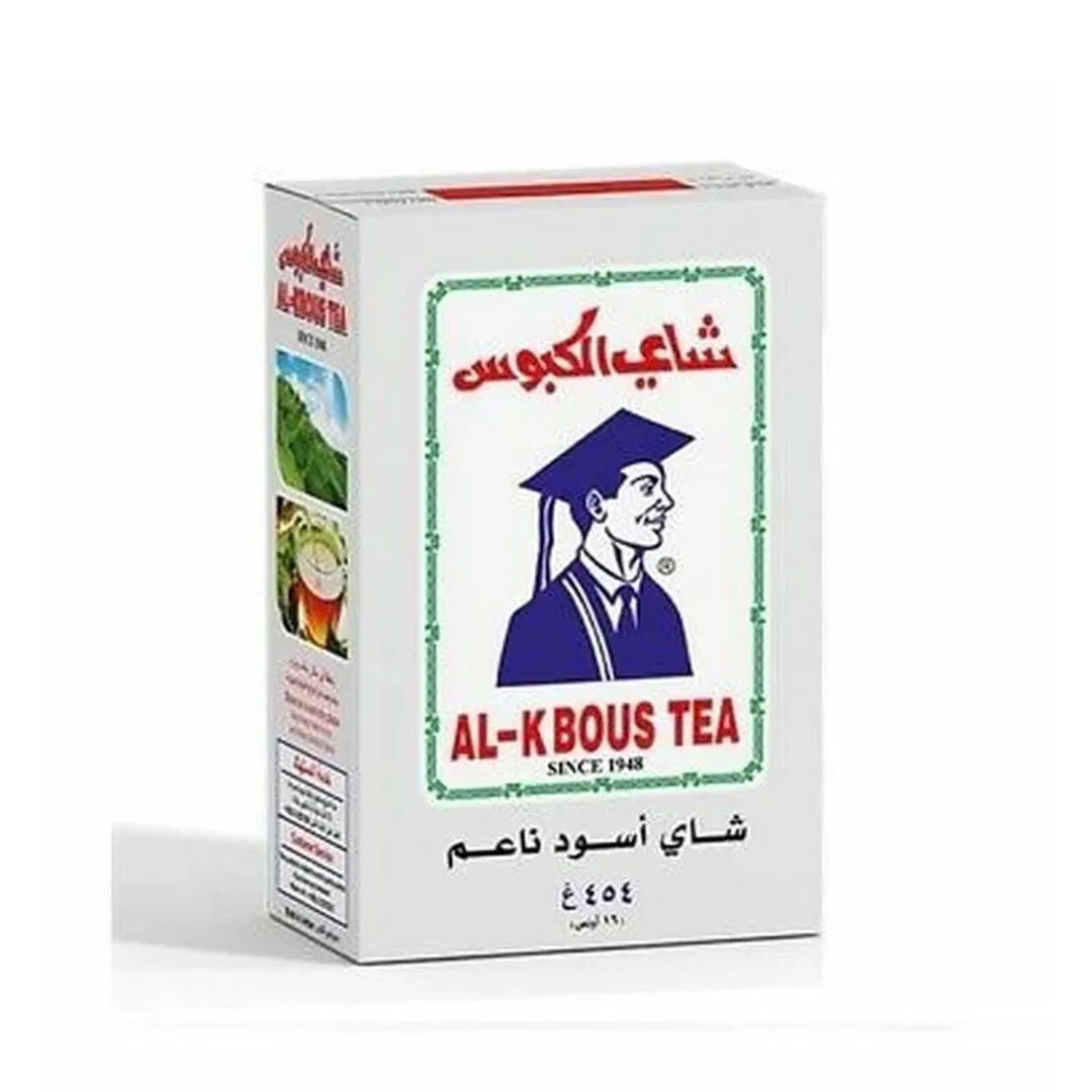 Al-Kbous Tea Fine Black Tea Powder Box, 454g
