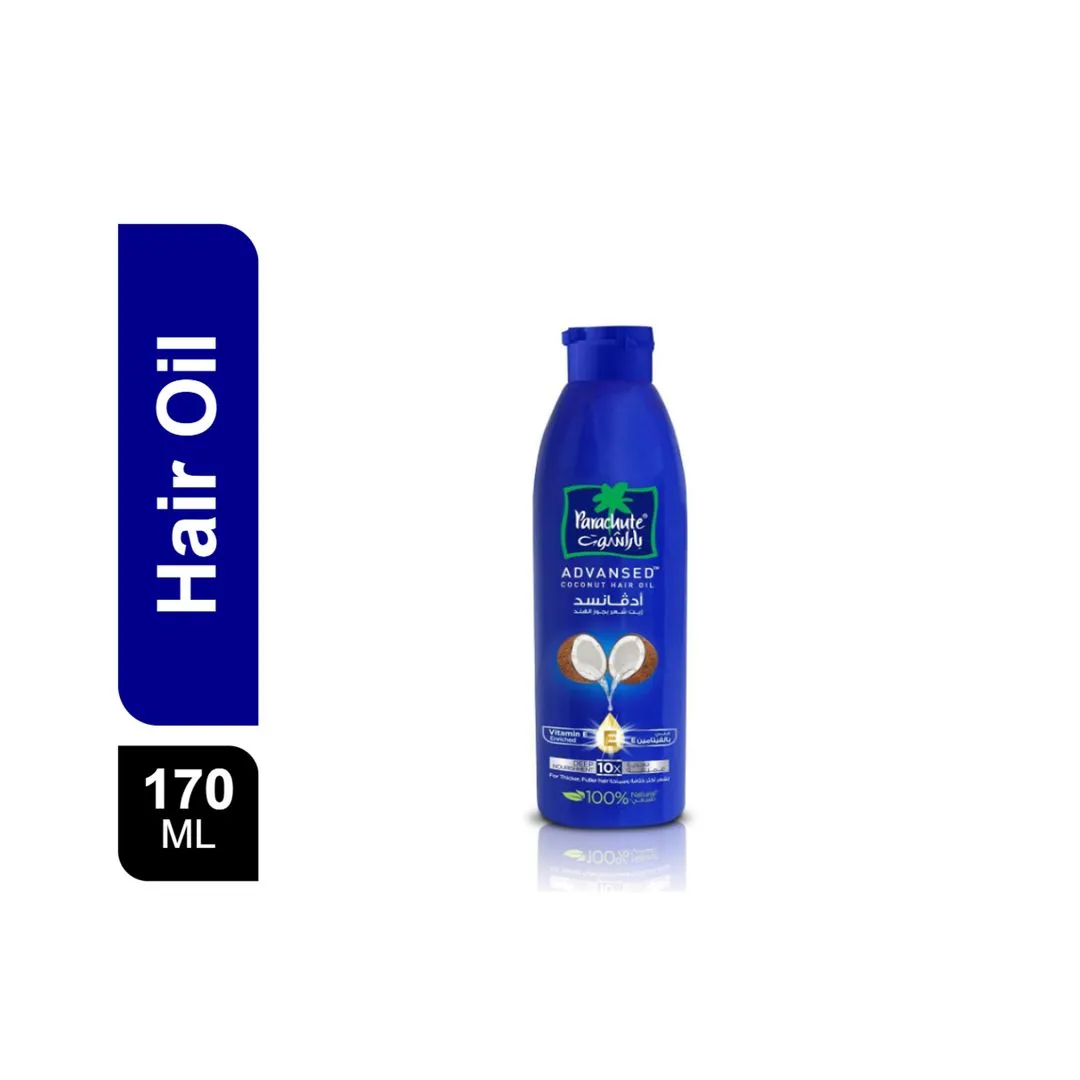 Parachute Advansed 100% Natural Hair Oil With Vitamin E & Coconut 170 ml