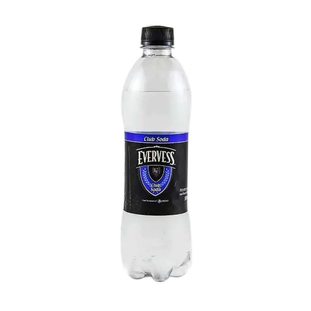 Evervest Club Soda Water Plastic Bottle, 500ml