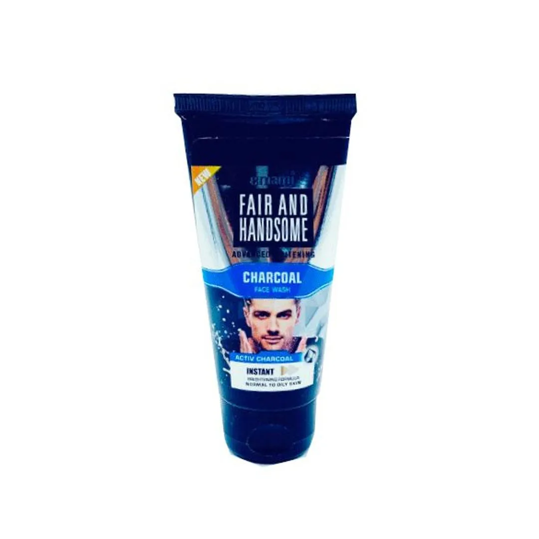 Emami Smart And Handsome Advanced Whitening Charcoal Face Wash, 50g