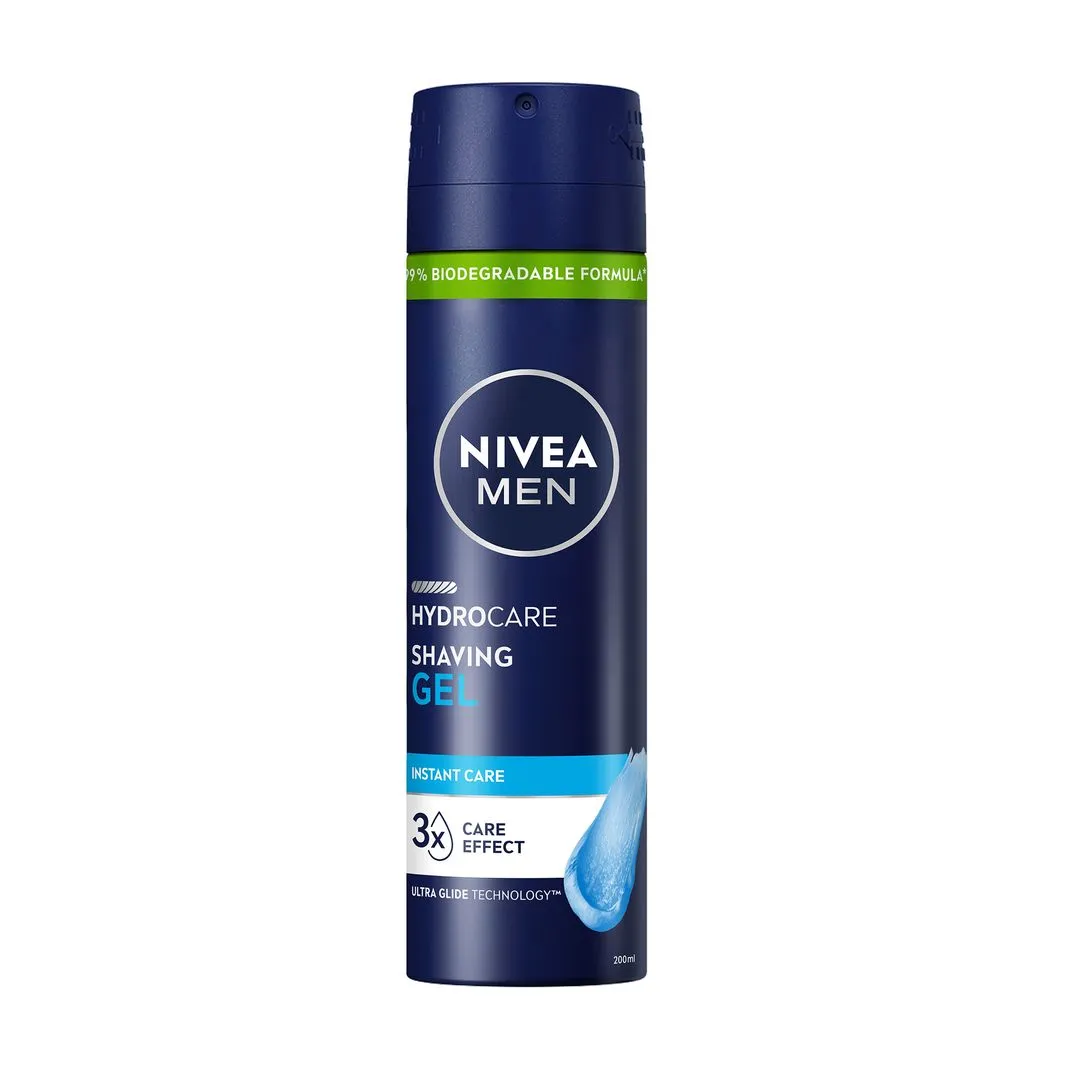 NIVEA Men Protect & Care Shaving Gel with Aloe Vera, 200ml