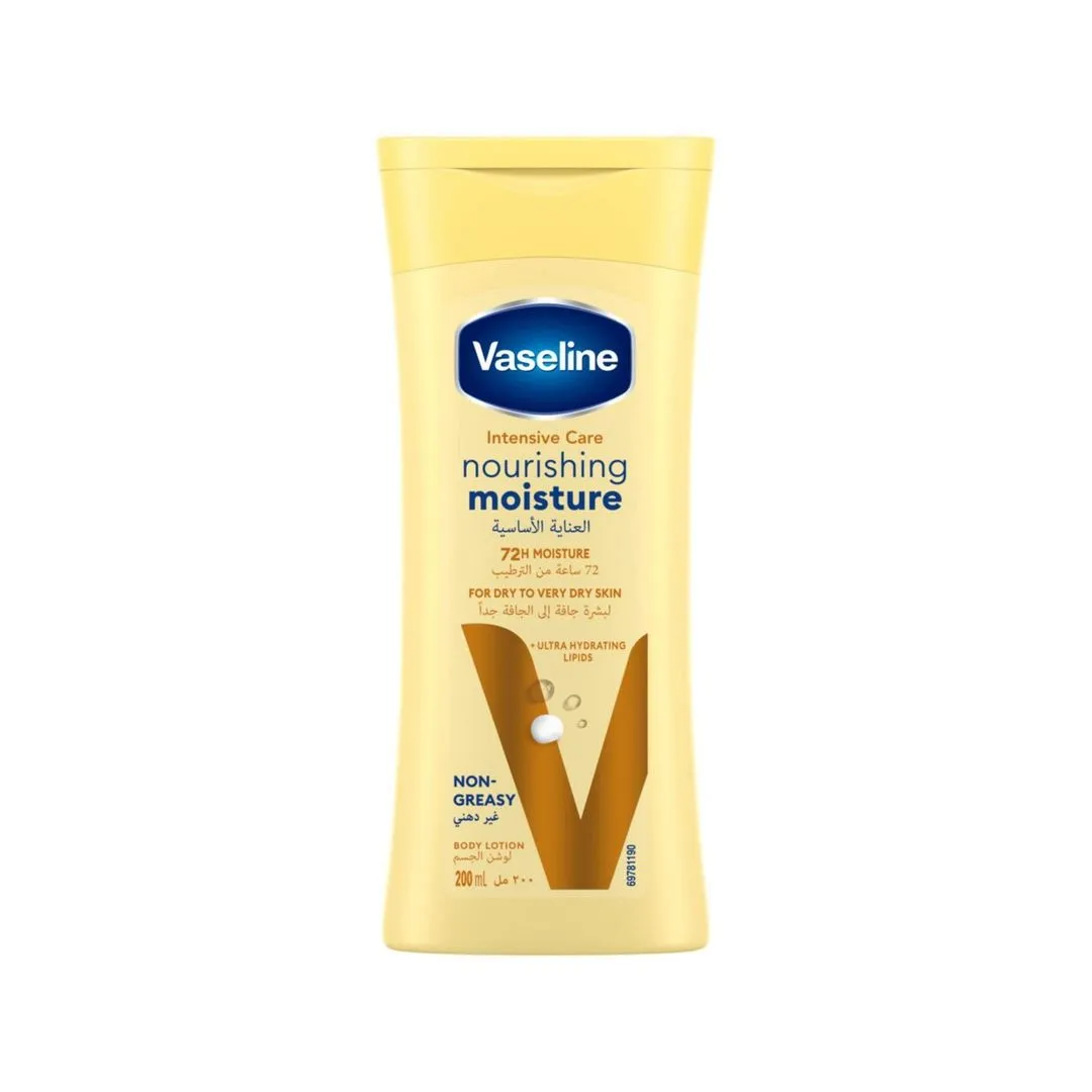 Vaseline Intensive Care Nourishing Moisture Body Lotion, 200ml