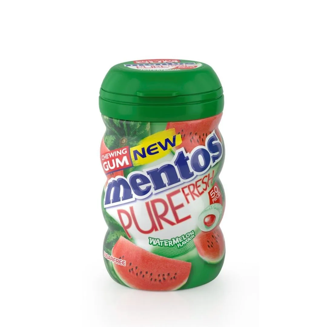 Mentos Pure Fresh Watermelon Chewing Gum, 87.5g