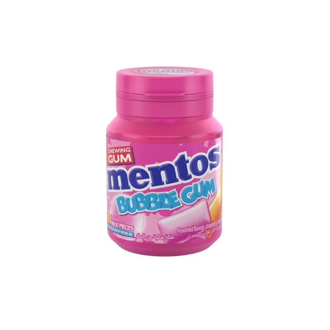 Mentos Bubble Gum Sugar Free, 18 Pieces