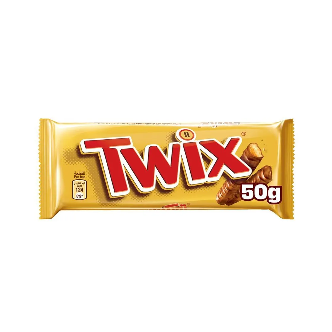 Twix Twin Chocolate Bars, 50g