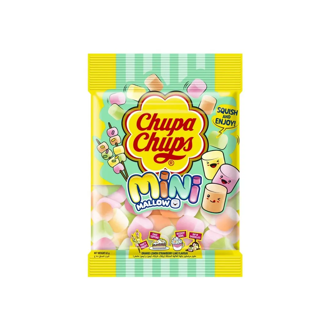 Chupa Chups Mini Mallow Fruit Flavor Marshmallow, 65g