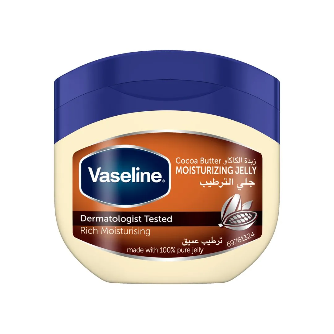 Vaseline 100% Pure Healing Cocoa Butter Petroleum Jelly, 250ml