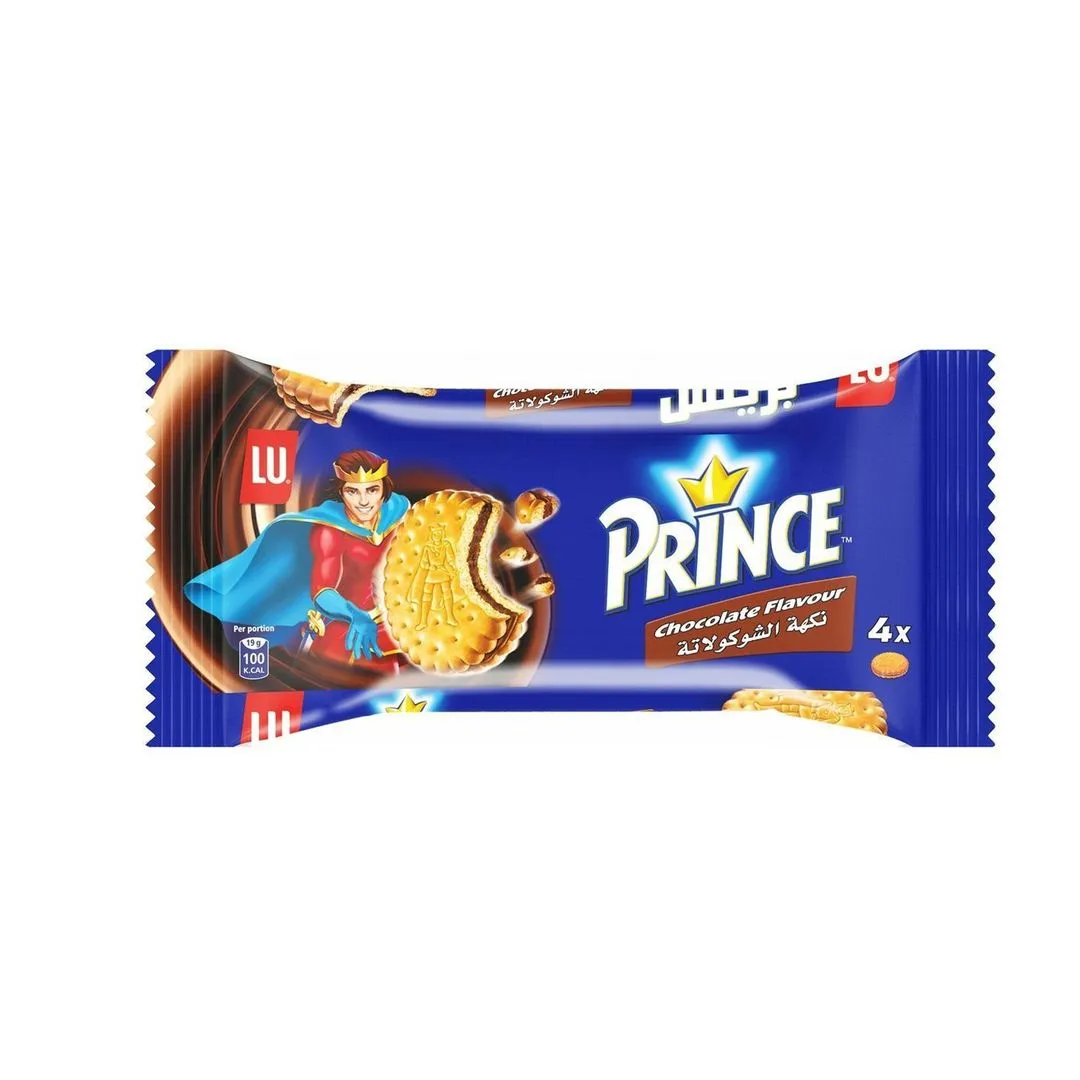 Lu Prince Chocolate Flavor Sandwich Biscuit, 38g
