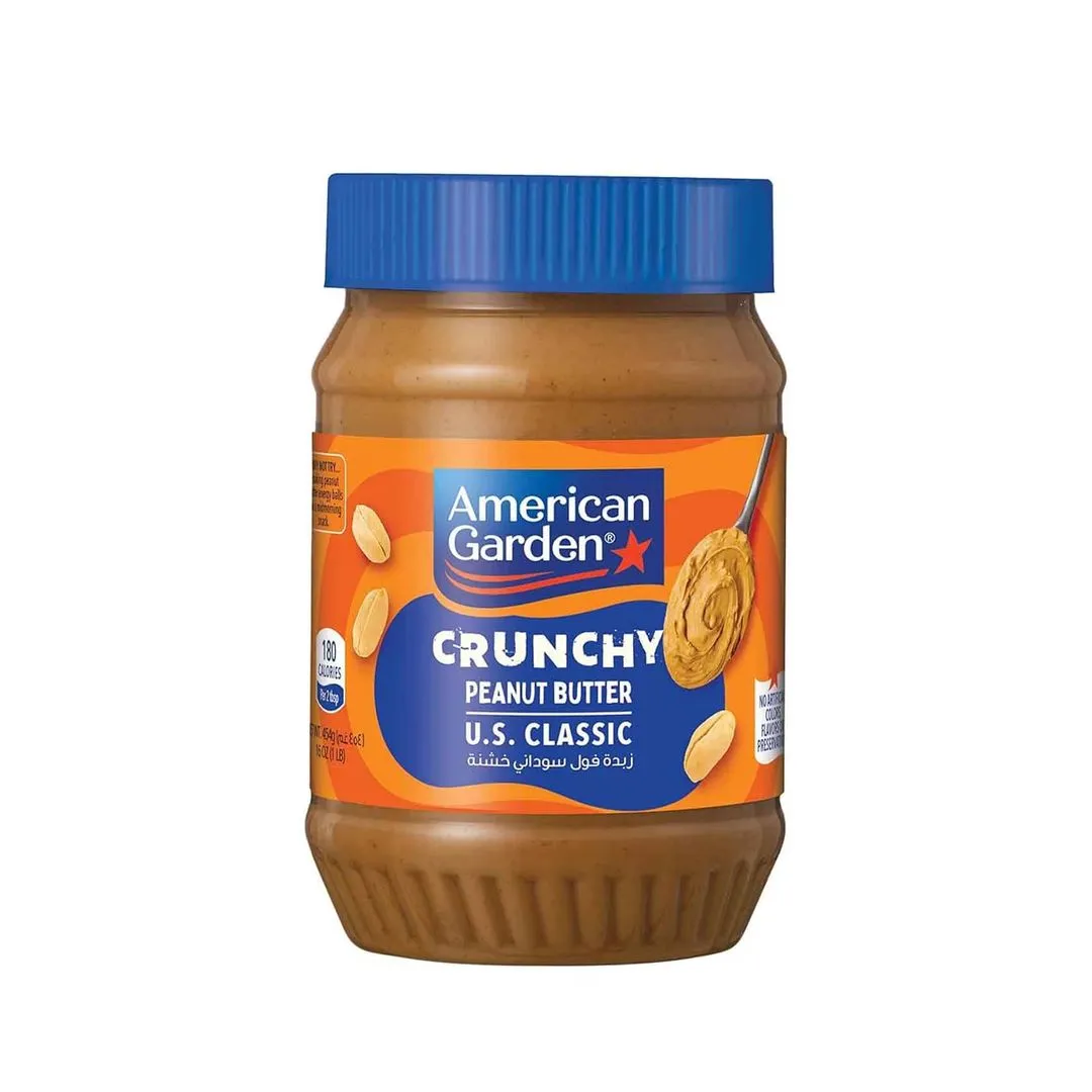 American Garden Chunky Peanut Butter, Vegan, Gluten Free, 340g