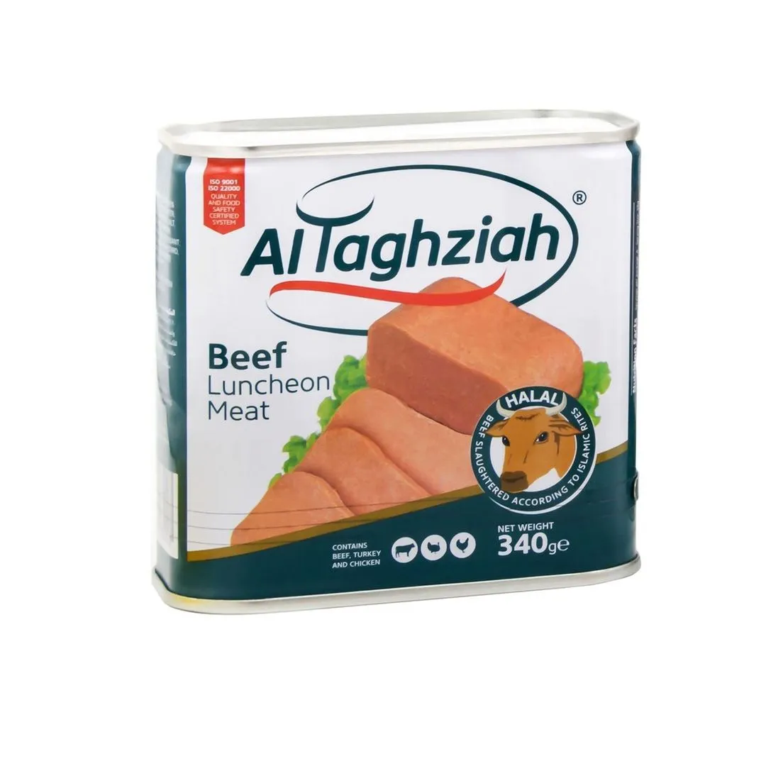 Al Taghziah Beef Luncheon Meat, 340g
