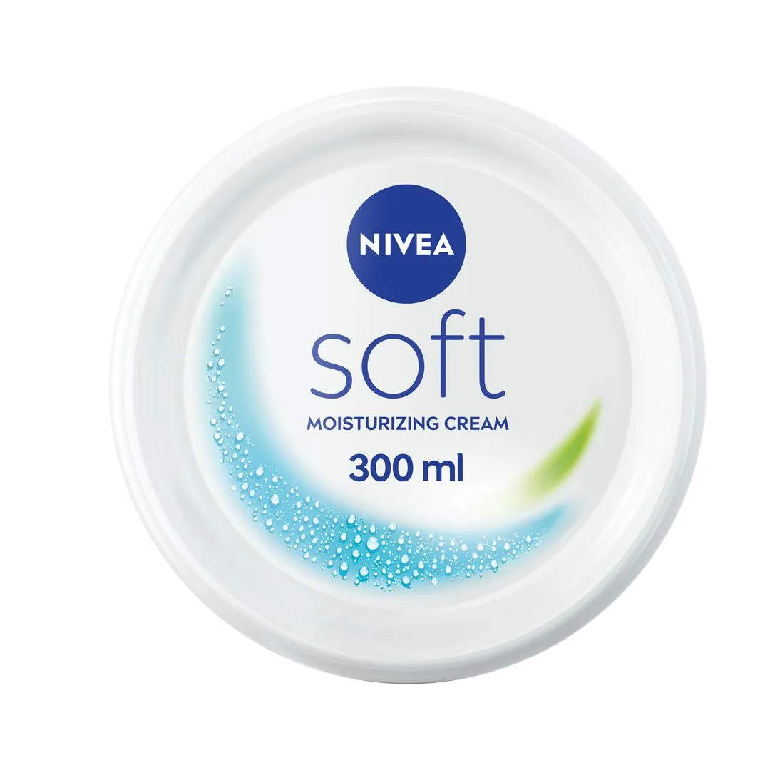 NIVEA Soft Moisturizing Cream with Jojoba Oil & Vitamin E, 300ml