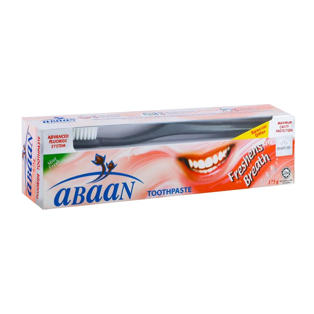 Abaan Toothpaste 175 Gm + Toothbrush