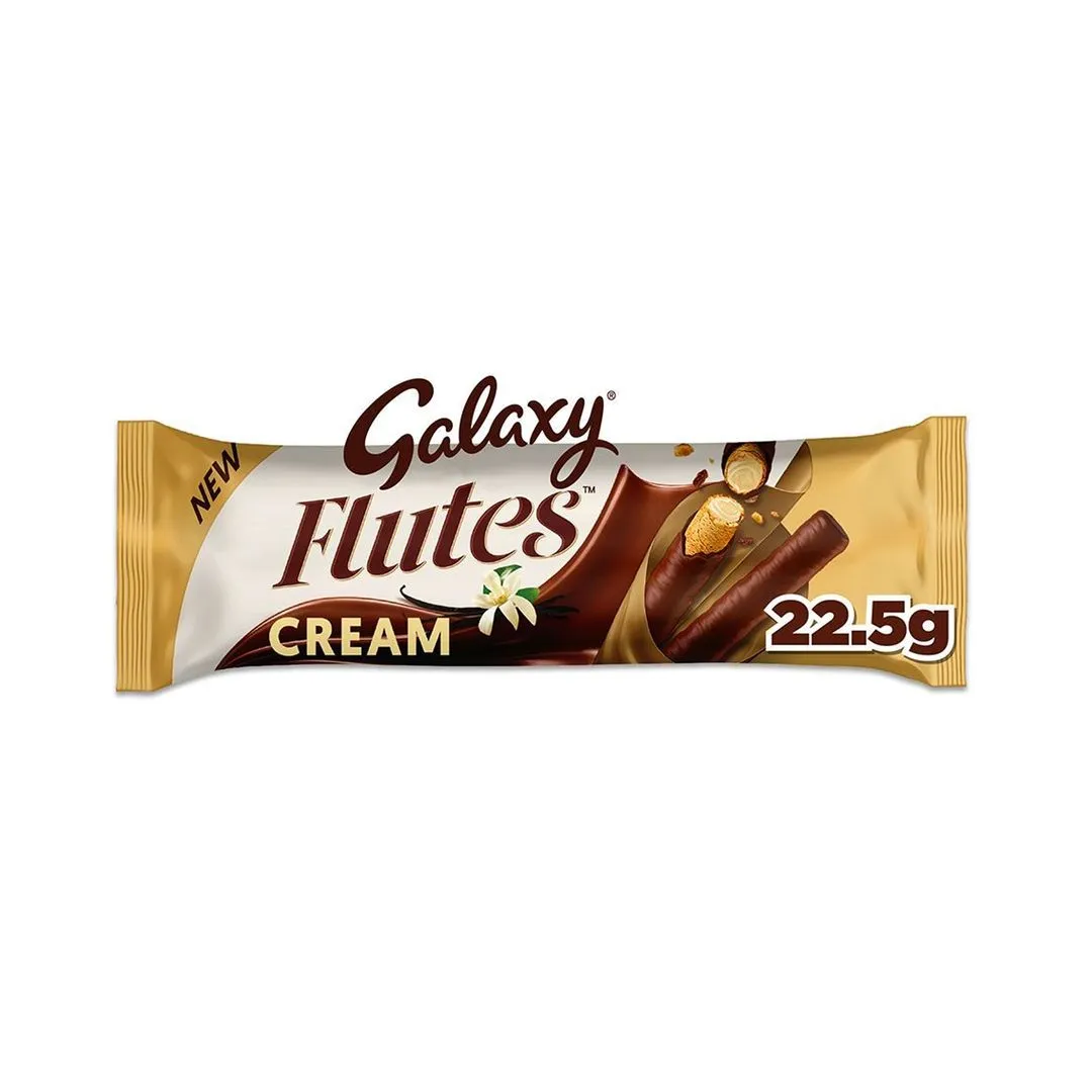 Galaxy Flutes Cream Chocolate 2 Fingers, 22.5g