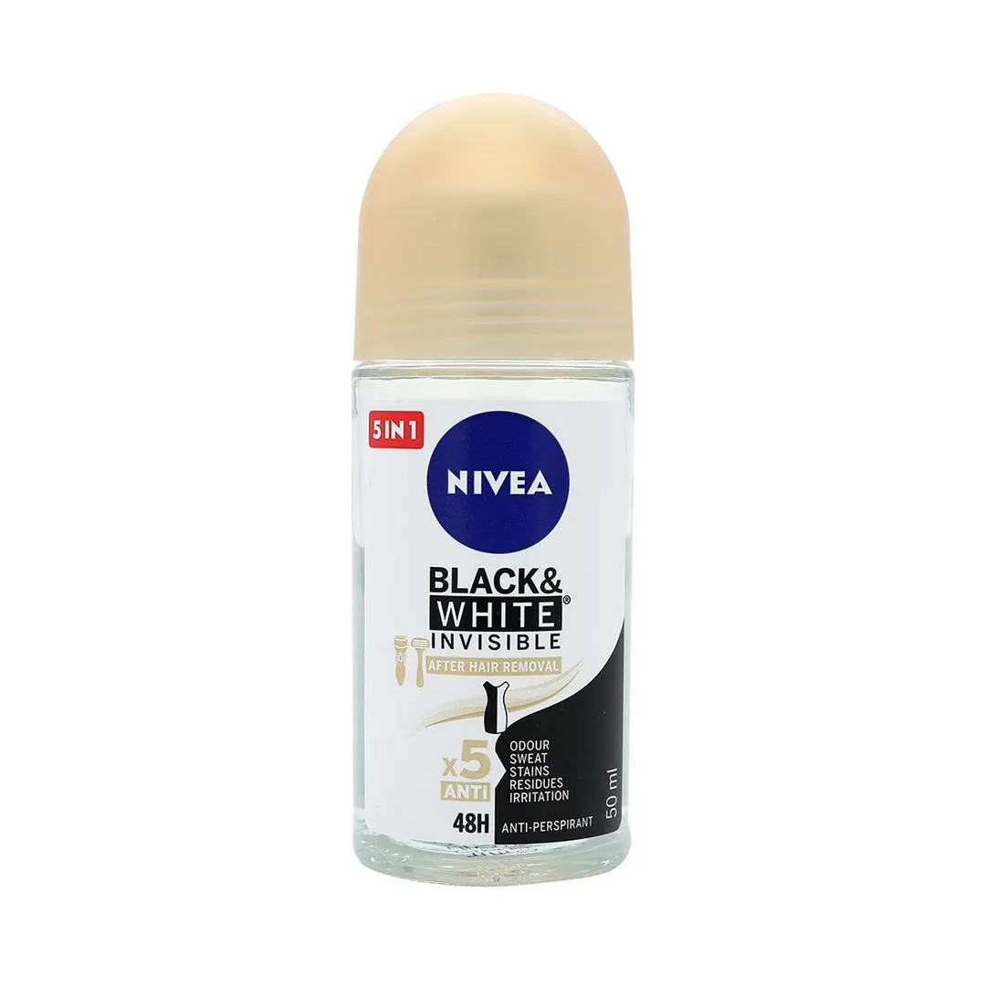 Nivea Deo Roll On Black & White Silky Smooth 50 ml