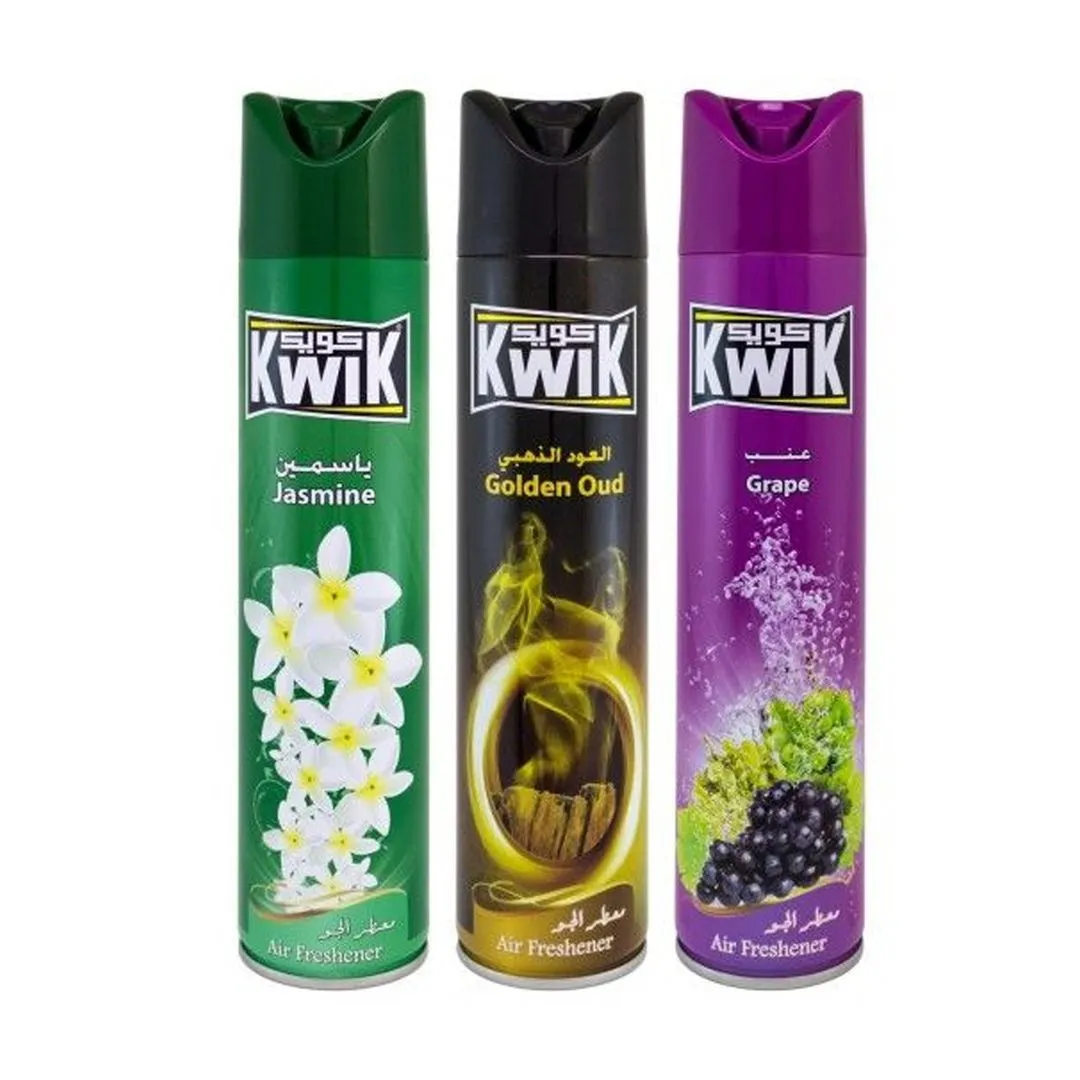 Kwik Air Freshener 300 ml 2+1 Free