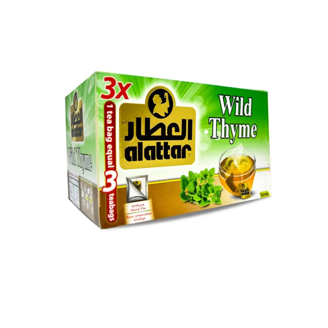 Al Attar Wild Thyme Herbal Tea Bags, 20 Bags